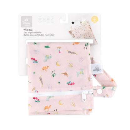 Bumkins Waterproof Wet Bag for Baby, Travel, Swim Suit, Cloth Diapers, Pump Parts, Pool, Beach, Gym Clothes, Toiletry, Hook to Stroller, Daycare, Zipper Reusable Wetdry Packing Pouch, Jungle