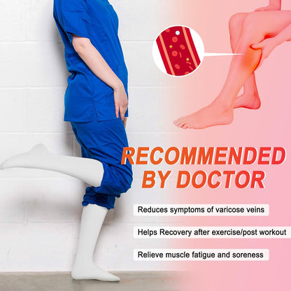 4 Pairs Compression Socks for Women Circulation-Best Support for Nurses,Running,Athletic,Travel