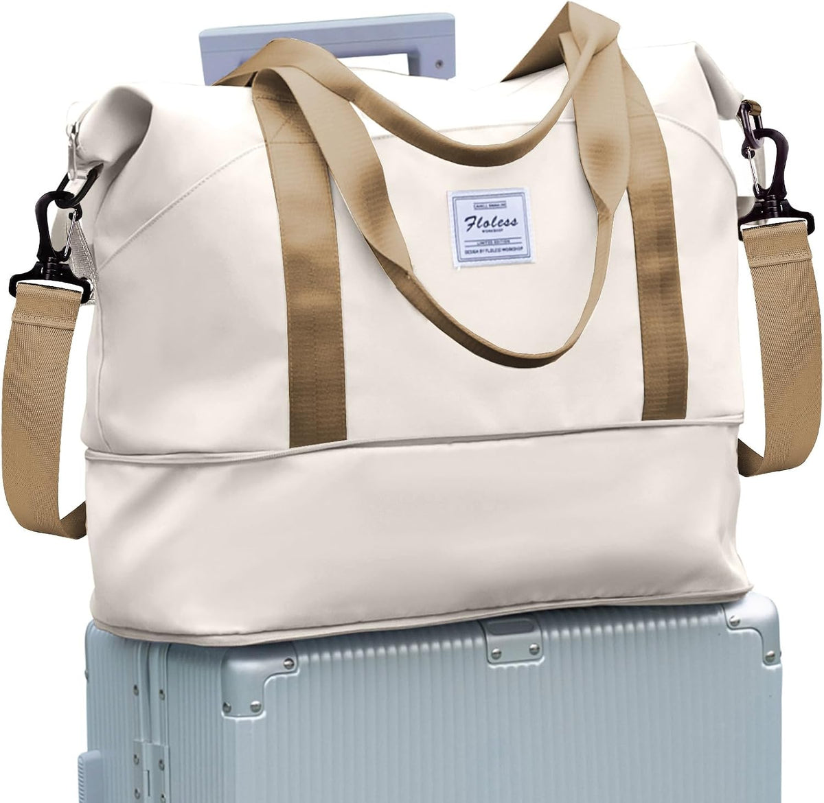 Travel Duffel Bag, Sports Tote Gym Bag, Shoulder Weekender Overnight Bag for Women - Colors A