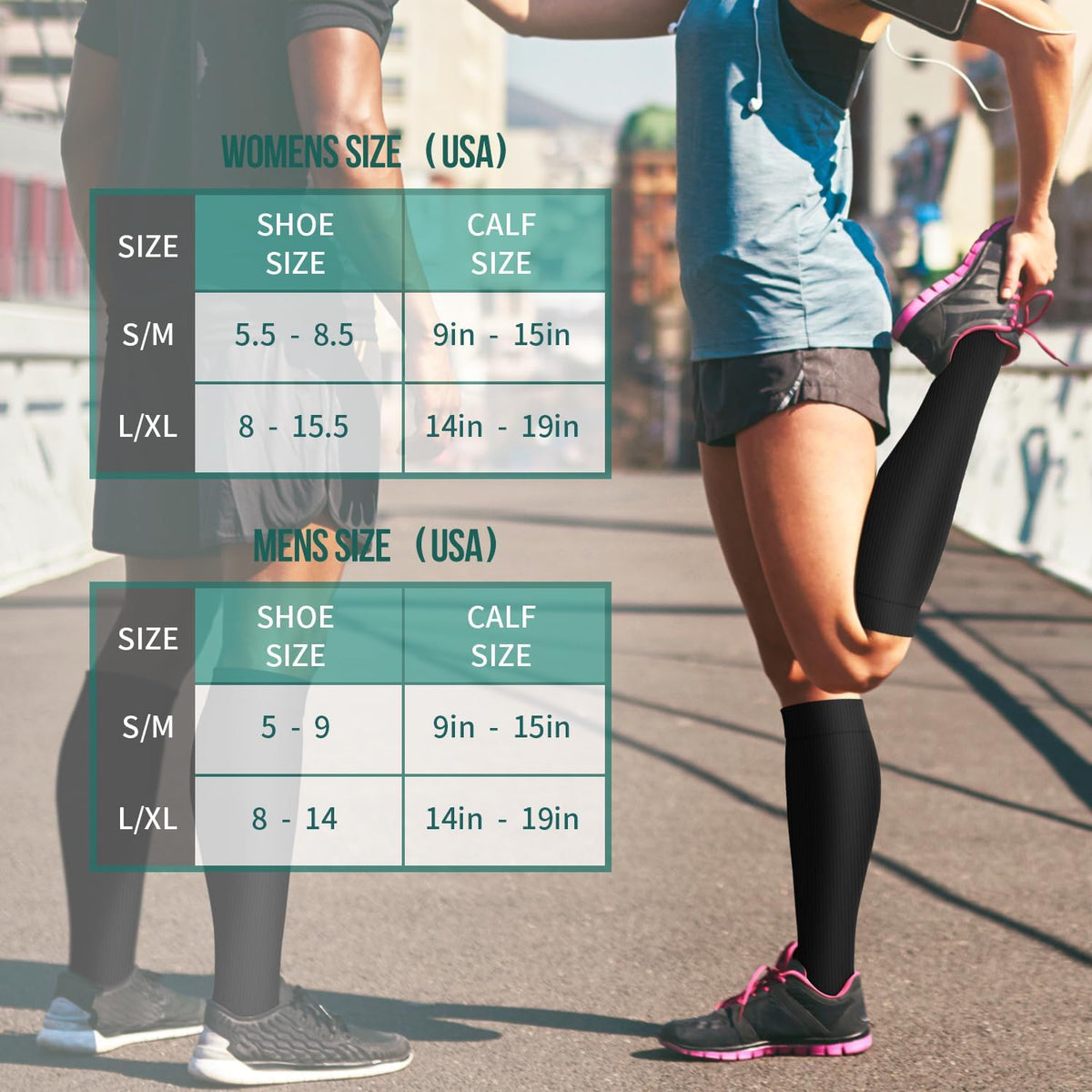Laite Hebe 3 Pack Medical Compression Sock-Compression Sock For Women and Men Circulation -Best for Running,Nursing,Athletic Sports