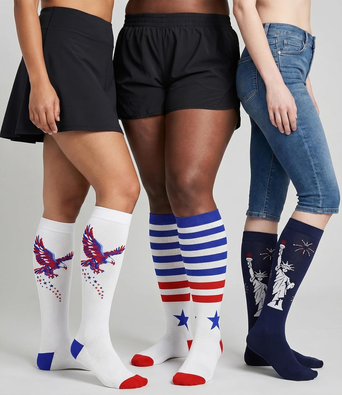 FuelMeFoot 3 Pack Copper Compression Socks - Compression Socks Women & Men Circulation - Best for Medical,Running,Athletic