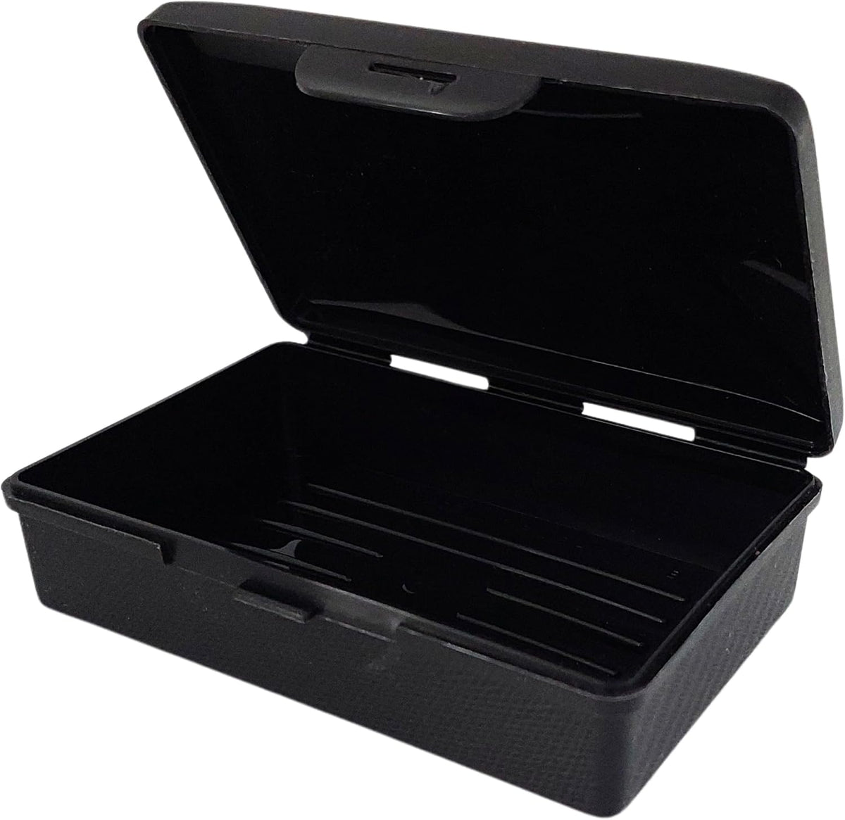 American Comb Travel Soap Box with lid - Clear White - Perfect for Traveling, Gym, or Storage. Made in The USA.