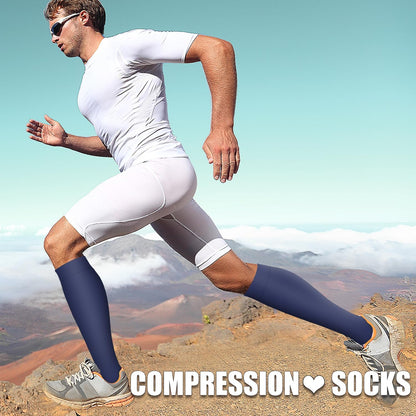 Laite Hebe 3 Pack Medical Compression Sock-Compression Sock For Women and Men Circulation -Best for Running,Nursing,Athletic Sports