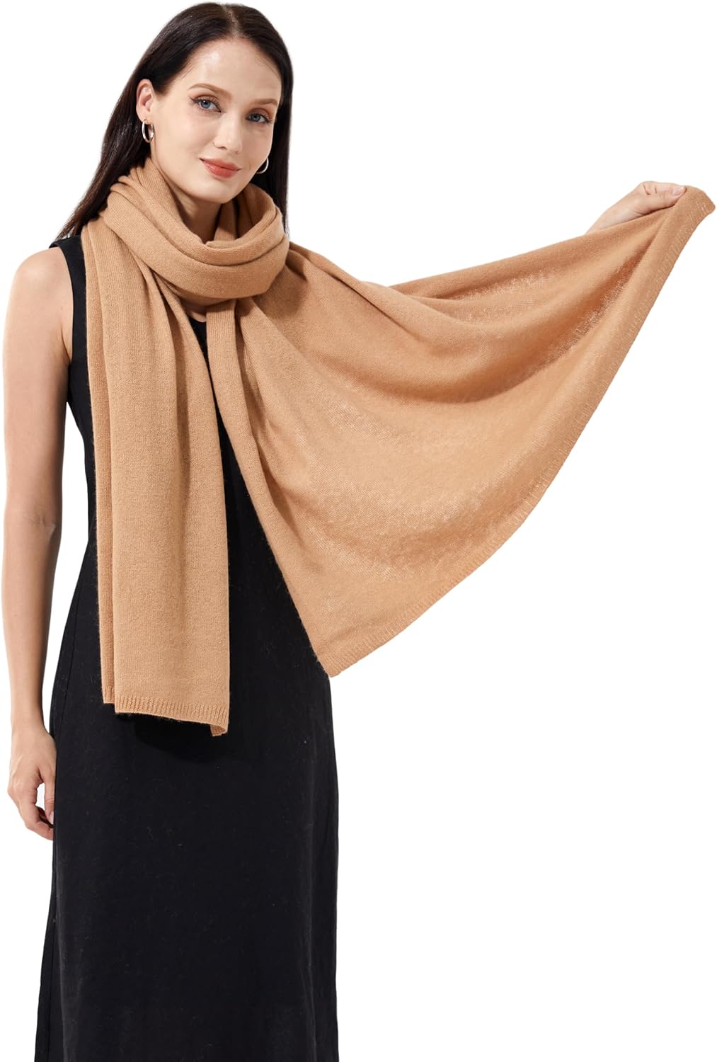 Soft Cashmere Blend Wrap Chic Scarf Stole for Women Wayfarer Travel Extra Large 87"x28" - Colors A