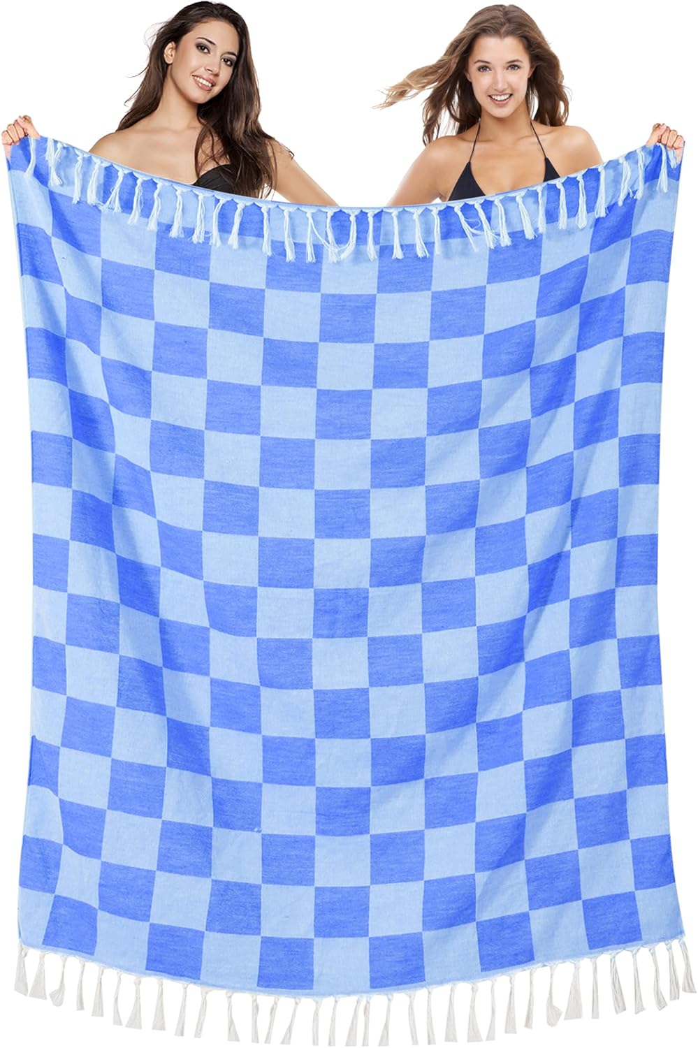 Antfuny Turkish Beach Towels Vacation Essentials Quick Dry Sand Free Oversized Bath Pool Swim Towel Extra Large XL Blanket Adult Travel Cruise Accessories Must Haves Clearance Stuff Necessities - Colors A