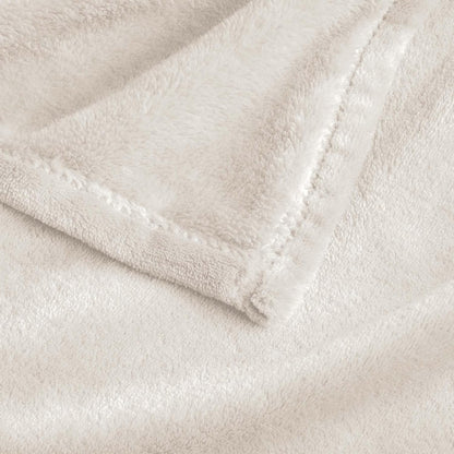 Fleece Blanket Soft Plush Throw for Couch Black 50"x60" - Colors A