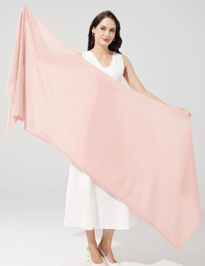 Soft Cashmere Blend Wrap Chic Scarf Stole for Women Wayfarer Travel Extra Large 87"x28" - Colors A