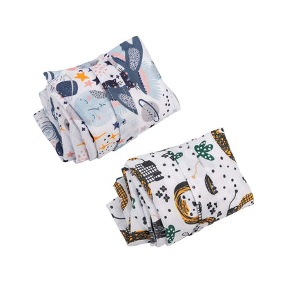 ALVA ALVABABY 3pcs Baby Cloth Diaper Wet/Dry Bags|Waterproof Reusable with Two Pockets|Travel, Beach, Pool, Daycare, Soiled Baby Items,Yoga,Gym Bag for Swimsuits or Wet Clothes 3L-ZM09 - Colors A