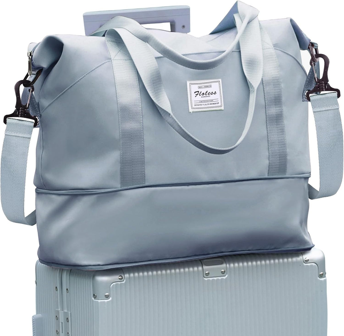 Travel Duffel Bag, Sports Tote Gym Bag, Shoulder Weekender Overnight Bag for Women - Colors B