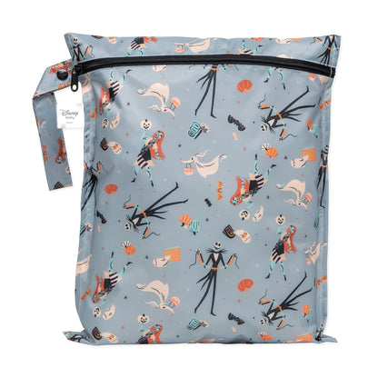 Bumkins Waterproof Wet Bag for Baby, Travel, Swim Suit, Cloth Diapers, Pump Parts, Pool, Beach, Gym Clothes, Toiletry, Hook to Stroller, Daycare, Zipper Reusable Wetdry Packing Pouch, Jungle