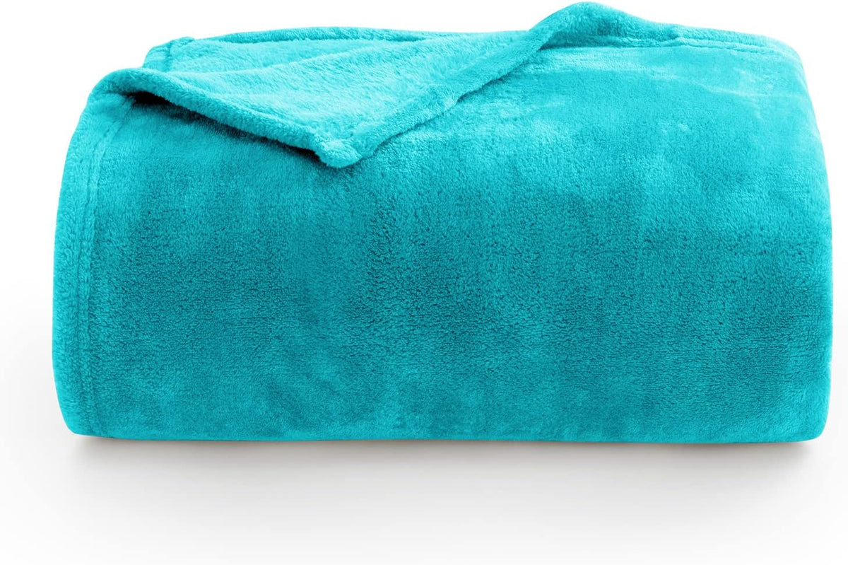 BEDELITE Fleece Blanket Black Throw Blankets for Couch & Bed, Luxury Plush Cozy Fuzzy Blanket 50x60 inches, Super Soft Warm Lightweight Throw Blanket for Travel Camping - Colors B