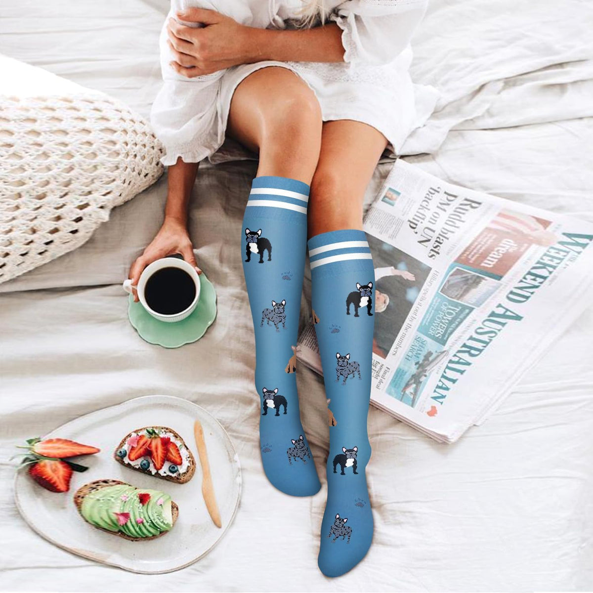 6 Pack Copper Compression Socks for Women and Men Circulation-Best Support for Medical,Running,Nursing,Athletic - Colors B