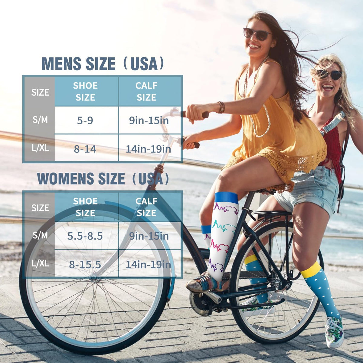 6 Pack Copper Compression Socks for Women and Men Circulation-Best Support for Medical,Running,Nursing,Athletic - Colors B