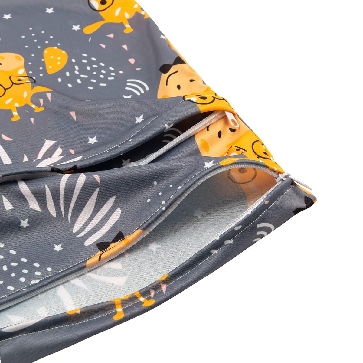 ALVA ALVABABY 3pcs Baby Cloth Diaper Wet/Dry Bags|Waterproof Reusable with Two Pockets|Travel, Beach, Pool, Daycare, Soiled Baby Items,Yoga,Gym Bag for Swimsuits or Wet Clothes 3L-ZM09 - Colors A