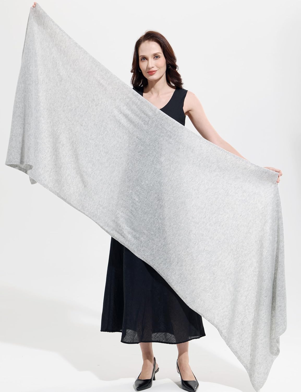 Soft Cashmere Blend Wrap Chic Scarf Stole for Women Wayfarer Travel Extra Large 87"x28" - Colors A
