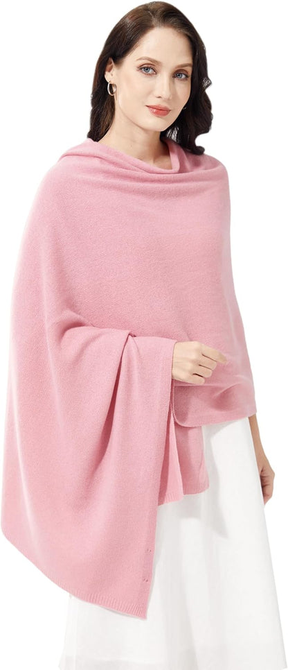 Soft Cashmere Blend Wrap Chic Scarf Stole for Women Wayfarer Travel Extra Large 87"x28" - Colors B