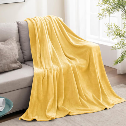 BEDELITE Fleece Blanket Black Throw Blankets for Couch & Bed, Luxury Plush Cozy Fuzzy Blanket 50x60 inches, Super Soft Warm Lightweight Throw Blanket for Travel Camping - Colors B