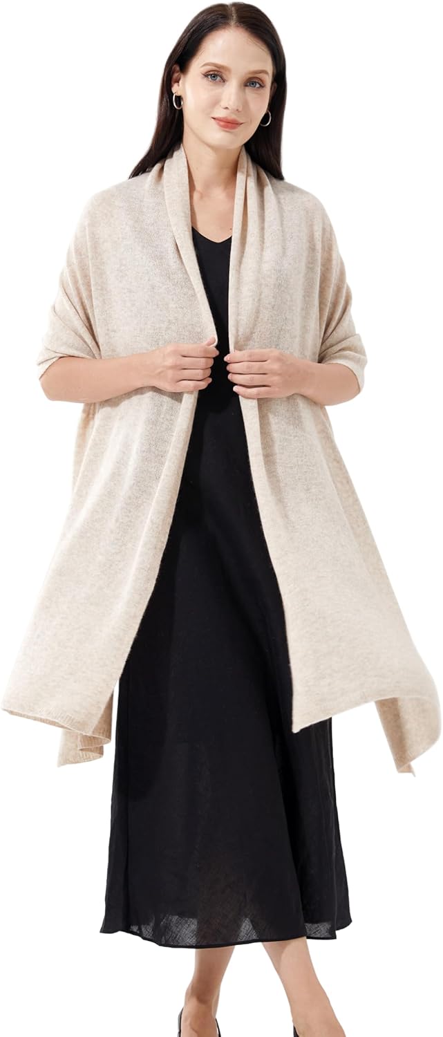 Soft Cashmere Blend Wrap Chic Scarf Stole for Women Wayfarer Travel Extra Large 87"x28" - Colors B