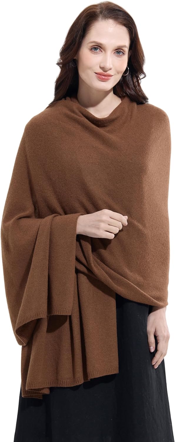 Soft Cashmere Blend Wrap Chic Scarf Stole for Women Wayfarer Travel Extra Large 87"x28" - Colors A