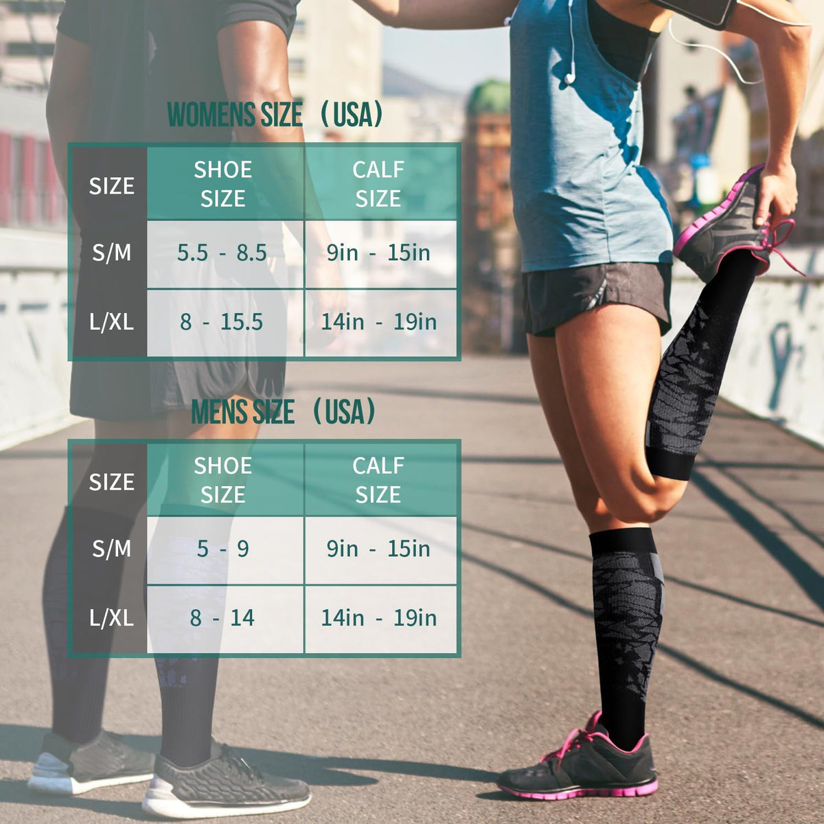 Laite Hebe 3 Pack Medical Compression Sock-Compression Sock For Women and Men Circulation -Best for Running,Nursing,Athletic Sports