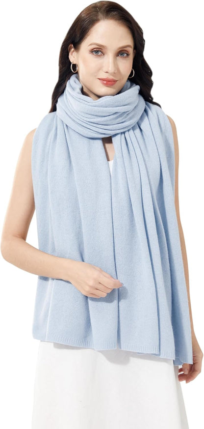 Soft Cashmere Blend Wrap Chic Scarf Stole for Women Wayfarer Travel Extra Large 87"x28" - Colors B