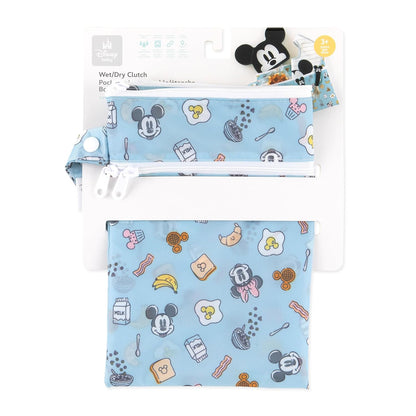 Bumkins Waterproof Wet Bag for Baby, Travel, Swim Suit, Cloth Diapers, Pump Parts, Pool, Beach, Gym Clothes, Toiletry, Hook to Stroller, Daycare, Zipper Reusable Wetdry Packing Pouch, Jungle