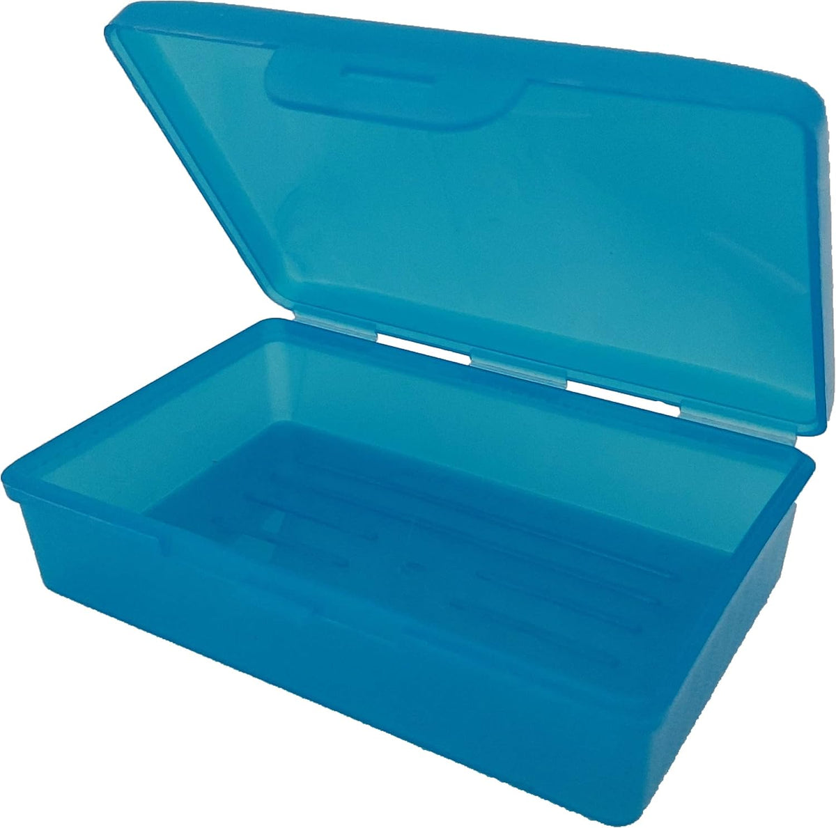 American Comb Travel Soap Box with lid - Clear White - Perfect for Traveling, Gym, or Storage. Made in The USA.
