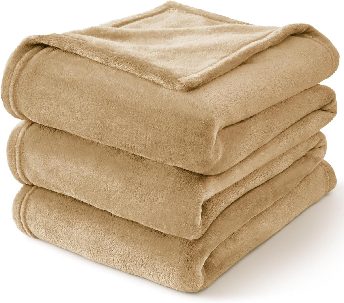 Fleece Blanket Soft Plush Throw for Couch Black 50"x60" - Colors A