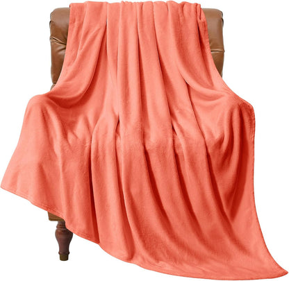 BEDELITE Fleece Blanket Black Throw Blankets for Couch & Bed, Luxury Plush Cozy Fuzzy Blanket 50x60 inches, Super Soft Warm Lightweight Throw Blanket for Travel Camping - Colors B