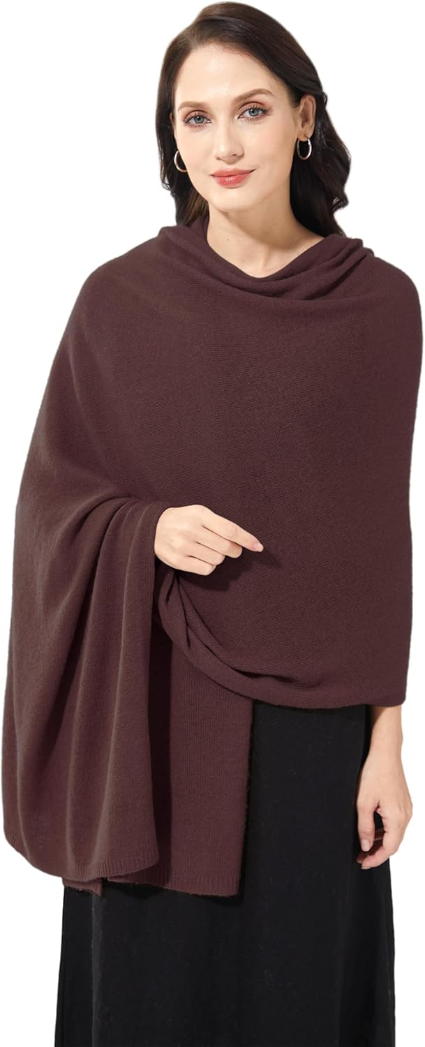 Soft Cashmere Blend Wrap Chic Scarf Stole for Women Wayfarer Travel Extra Large 87"x28" - Colors A
