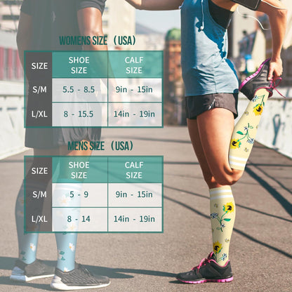 Laite Hebe 3 Pack Medical Compression Sock-Compression Sock For Women and Men Circulation -Best for Running,Nursing,Athletic Sports