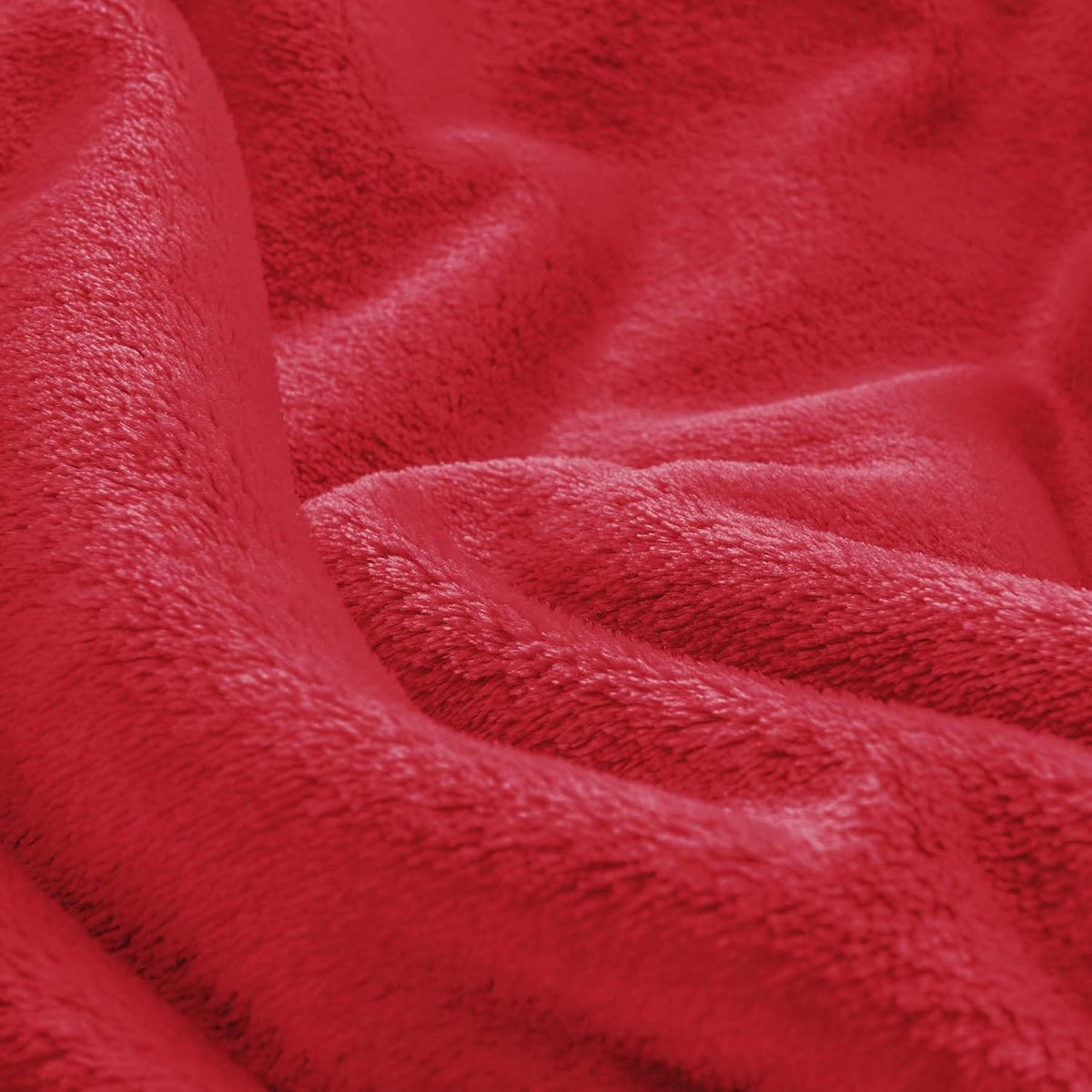 Fleece Blanket Soft Plush Throw for Couch Black 50"x60" - Colors A