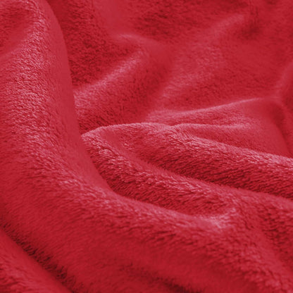Fleece Blanket Soft Plush Throw for Couch Black 50"x60" - Colors A