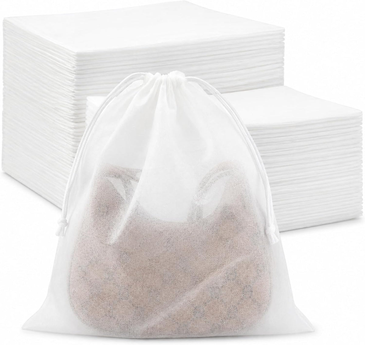 Berlune 100 Pcs Dust Bags for Purses Storage Bags for Handbags Non Woven Fabric Handbags Storage, Shoe Travel Package for Packing, Home Closet Organizer Dust Cover (15.7inx19.7in)