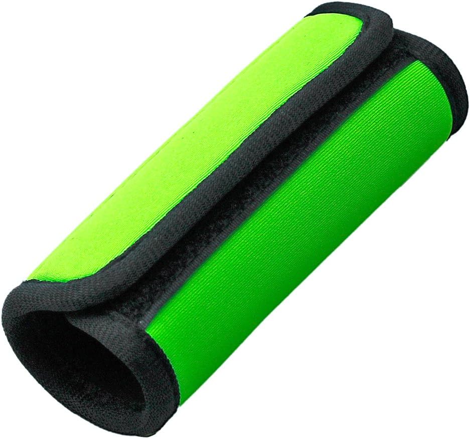 Hibate 5pcs Neoprene Luggage Handle Wrap for Suitcase Identifier Luggage Makers Covers Wraps Travel Accessories - Fluorescent Green