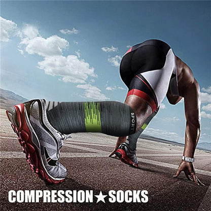 CHARMKING Compression Socks for Women & Men Circulation (3 Pairs) 15-20 mmHg is Best Support for Athletic Running Cycling