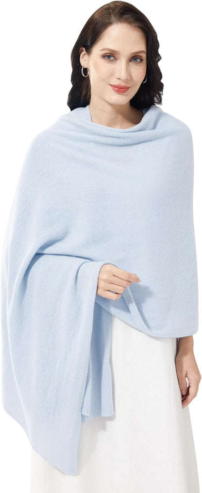 Soft Cashmere Blend Wrap Chic Scarf Stole for Women Wayfarer Travel Extra Large 87"x28" - Colors B