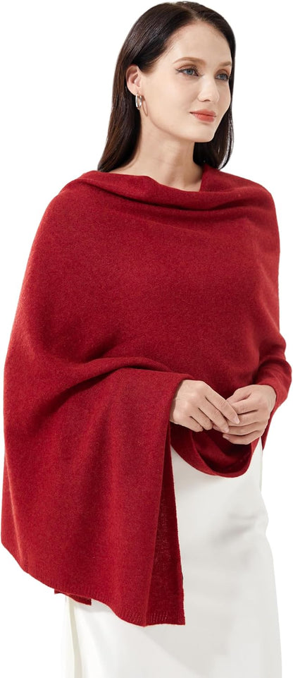 Soft Cashmere Blend Wrap Chic Scarf Stole for Women Wayfarer Travel Extra Large 87"x28" - Colors B
