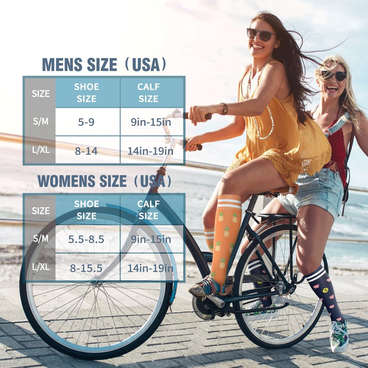 6 Pack Copper Compression Socks for Women and Men Circulation-Best Support for Medical,Running,Nursing,Athletic - Colors B