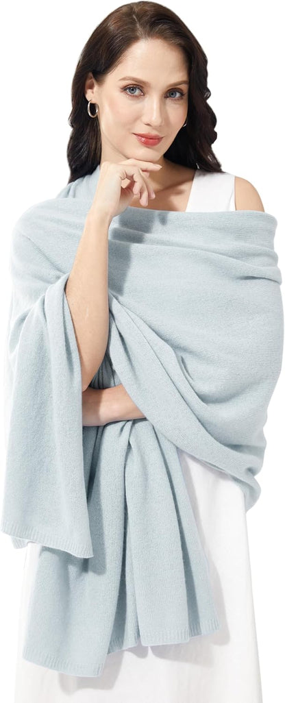 Soft Cashmere Blend Wrap Chic Scarf Stole for Women Wayfarer Travel Extra Large 87"x28" - Colors A