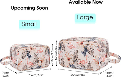 Narwey Travel Toiletry Bag for Women Traveling Dopp Kit Men Travel Bag for Toiletries Cosmetic Bag Makeup Bag Medicine Bag for Traveling (Black)