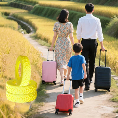 16-Pack Luggage Wheel Covers, Luggage Wheel Protector Covers for 2-2.4 inches Wheels Suitcases，Anti-Scratch & Noise Reduction Design, Silicone MaterialDurable Travel Case Accessories.