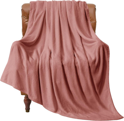 BEDELITE Fleece Blanket Black Throw Blankets for Couch & Bed, Luxury Plush Cozy Fuzzy Blanket 50x60 inches, Super Soft Warm Lightweight Throw Blanket for Travel Camping - Colors B