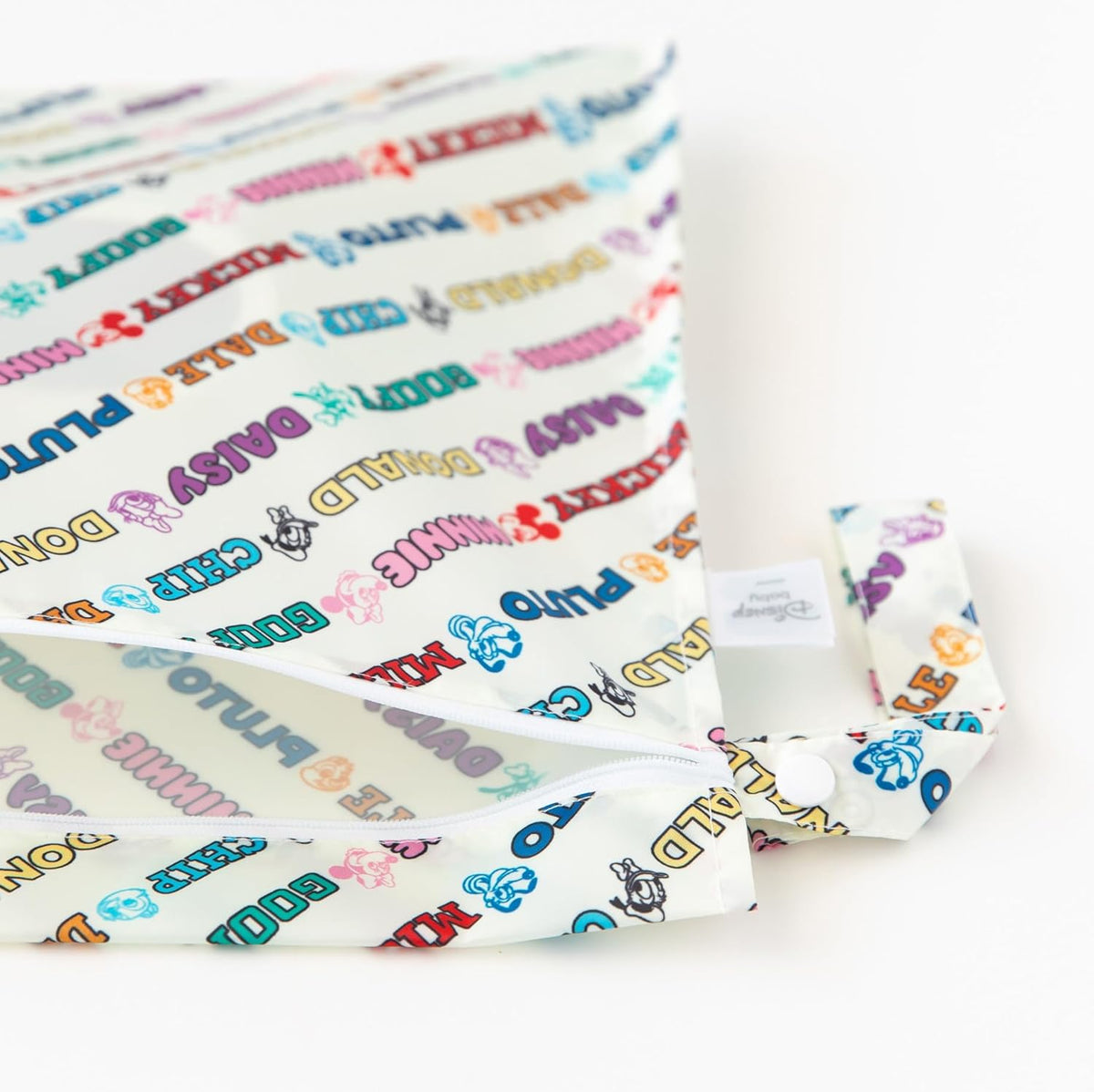 Bumkins Waterproof Wet Bag for Baby, Travel, Swim Suit, Cloth Diapers, Pump Parts, Pool, Beach, Gym Clothes, Toiletry, Hook to Stroller, Daycare, Zipper Reusable Wetdry Packing Pouch, Jungle