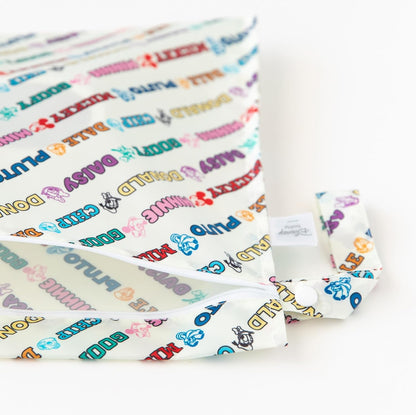 Bumkins Waterproof Wet Bag for Baby, Travel, Swim Suit, Cloth Diapers, Pump Parts, Pool, Beach, Gym Clothes, Toiletry, Hook to Stroller, Daycare, Zipper Reusable Wetdry Packing Pouch, Jungle