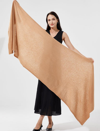 Soft Cashmere Blend Wrap Chic Scarf Stole for Women Wayfarer Travel Extra Large 87"x28" - Colors A