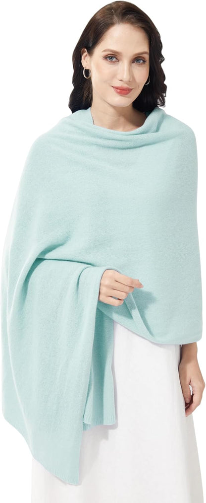 Soft Cashmere Blend Wrap Chic Scarf Stole for Women Wayfarer Travel Extra Large 87"x28" - Colors B
