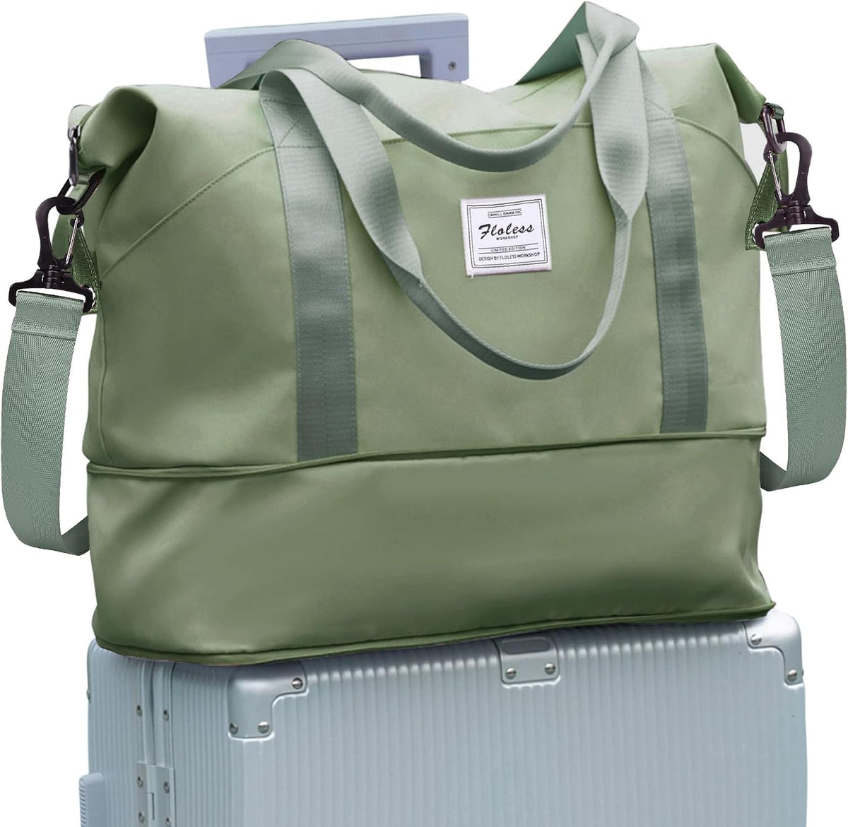 Travel Duffel Bag, Sports Tote Gym Bag, Shoulder Weekender Overnight Bag for Women - Colors A