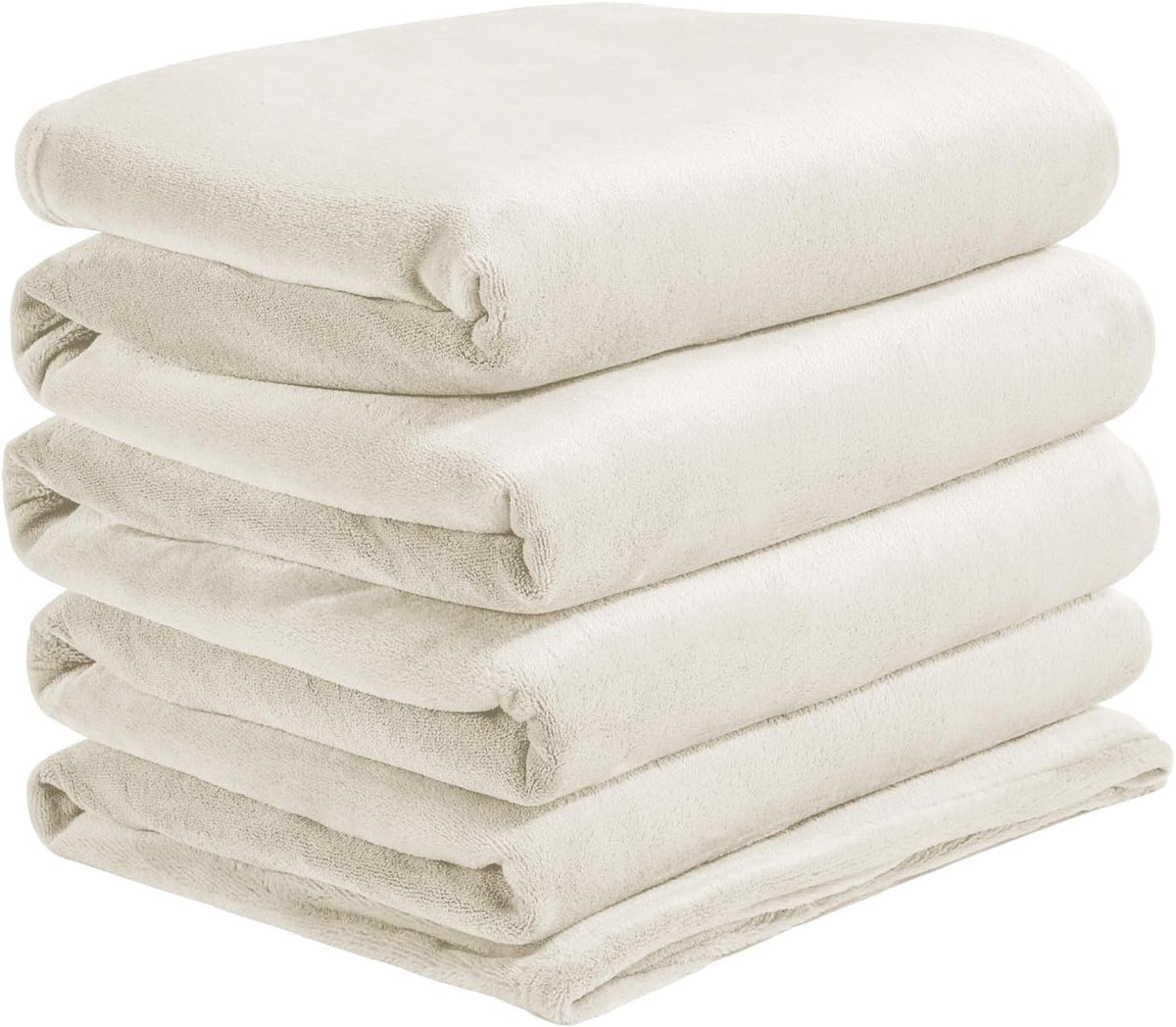 Fleece Blanket Soft Plush Throw for Couch Black 50"x60" - Colors A
