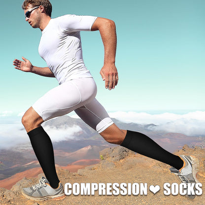 Laite Hebe 3 Pack Medical Compression Sock-Compression Sock For Women and Men Circulation -Best for Running,Nursing,Athletic Sports